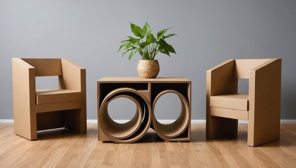 Mobilier durable en carton : alliez esthétisme et éthique écologiques